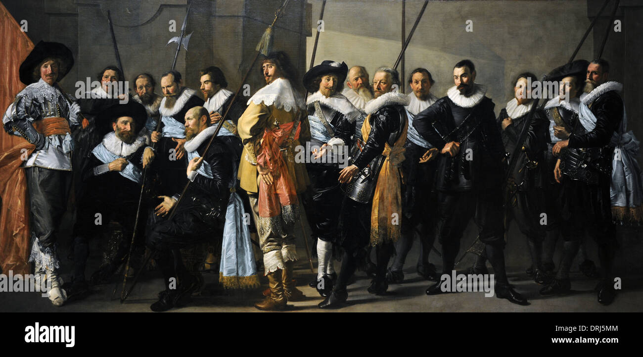 Frans Hals (c.1582-1666) und Pieter Codde (1599-1678). Milizkompanie Bezirk XI unter dem Kommando von Kapitän Reynier Reael Stockfoto
