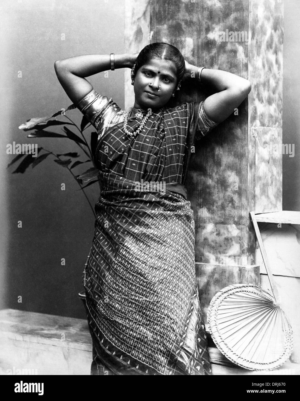 Frau von Ceylon (Sri Lanka) Stockfoto