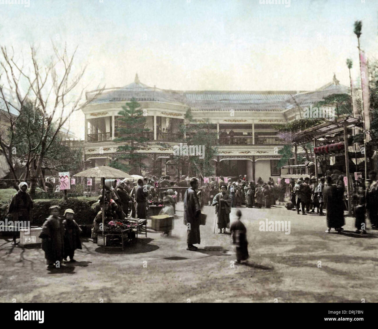 Beschäftigt Straßenszene, Japan Stockfoto