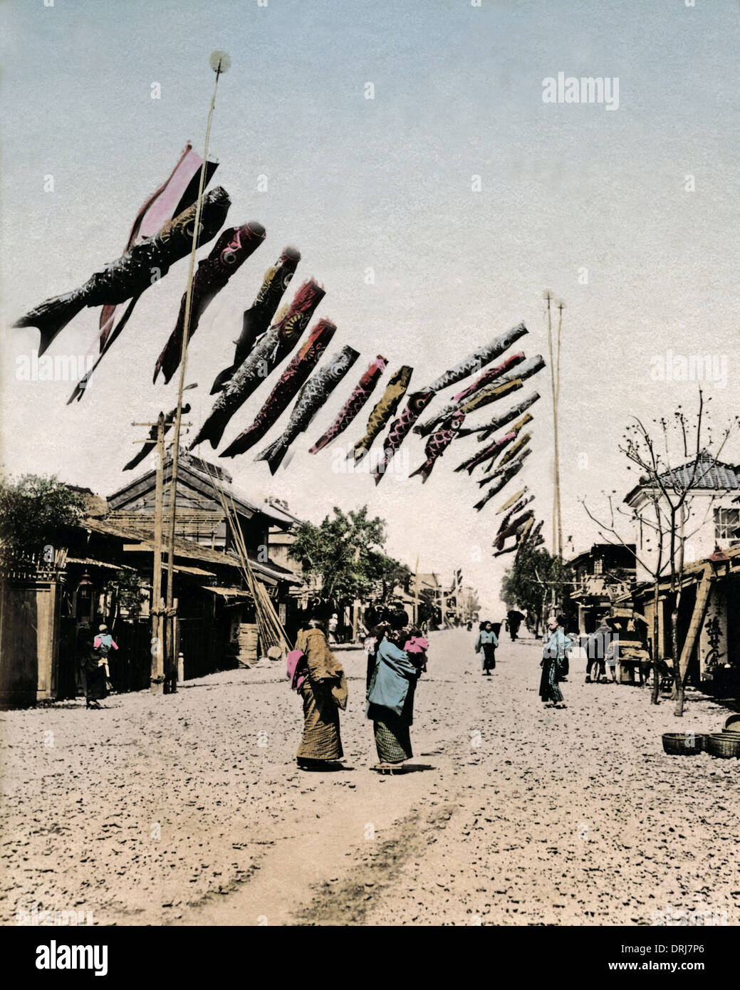 Fenteer Japanischen Karpfen Flagge Karpfen Banner Luftsack Machen Für Die Fische Koinobori Seeigelfisch Wind Wimpel Muticolor Fisch - 100 Cm Schwarz