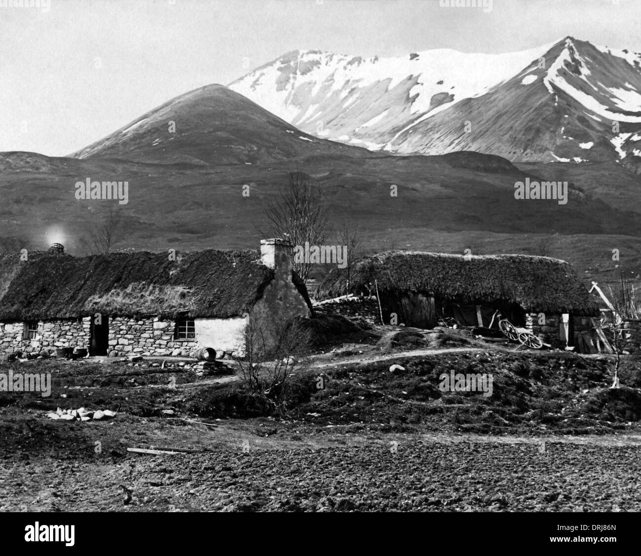 Highland Cottage, Kinlochewe, Schottland Stockfoto
