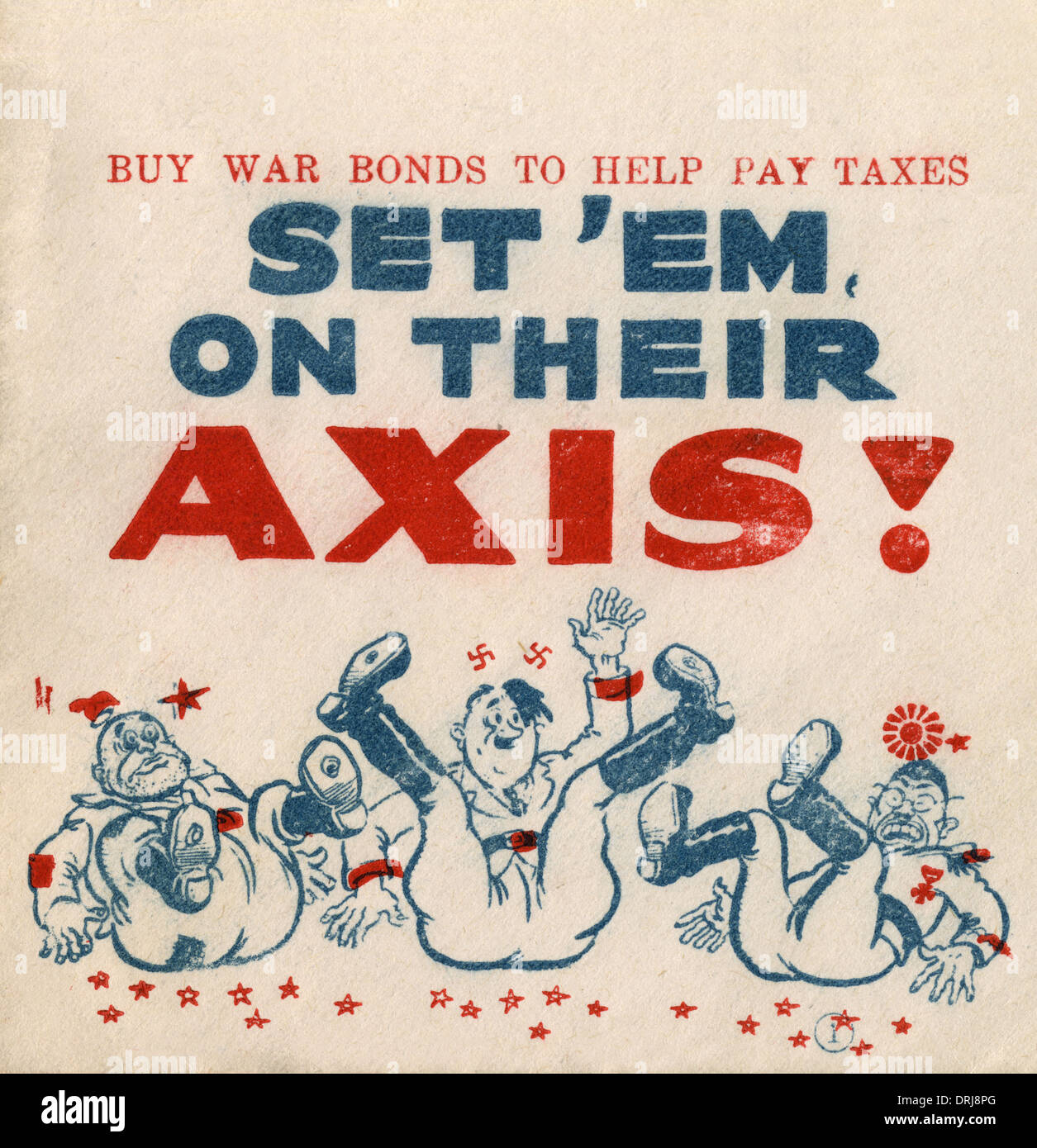 WWII - kaufen Kriegsanleihen - Ersttagsbrief Stockfoto