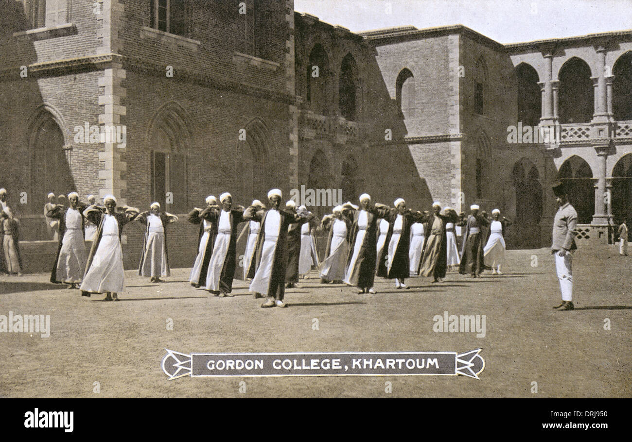 Sudan - PE am Gordon College in Khartum Stockfoto