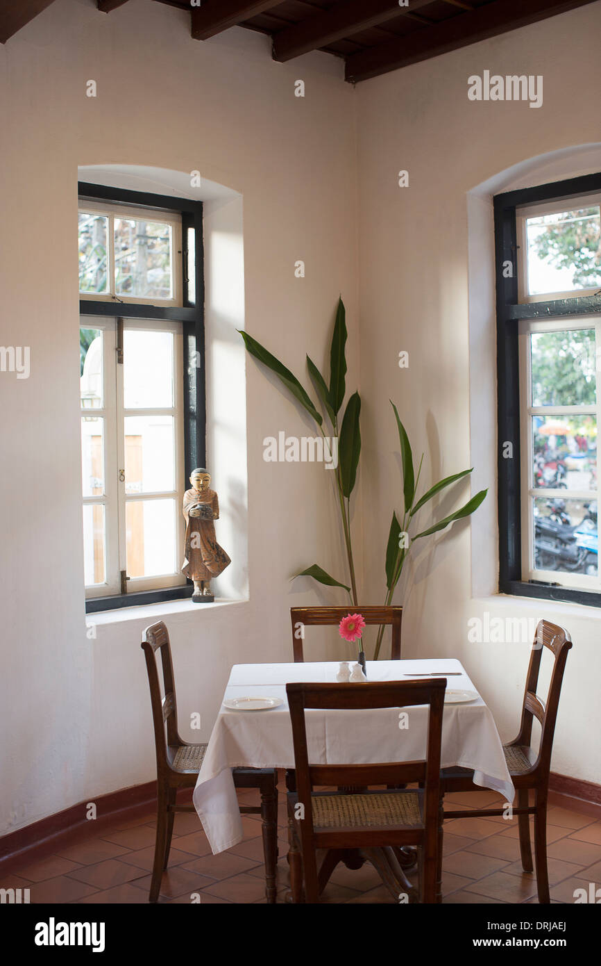 Tisch im restaurant Stockfoto