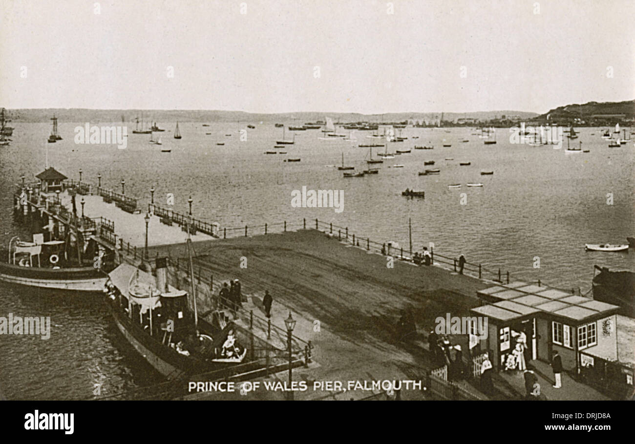 Falmouth, Cornwall - Prince Of Wales Pier Stockfoto