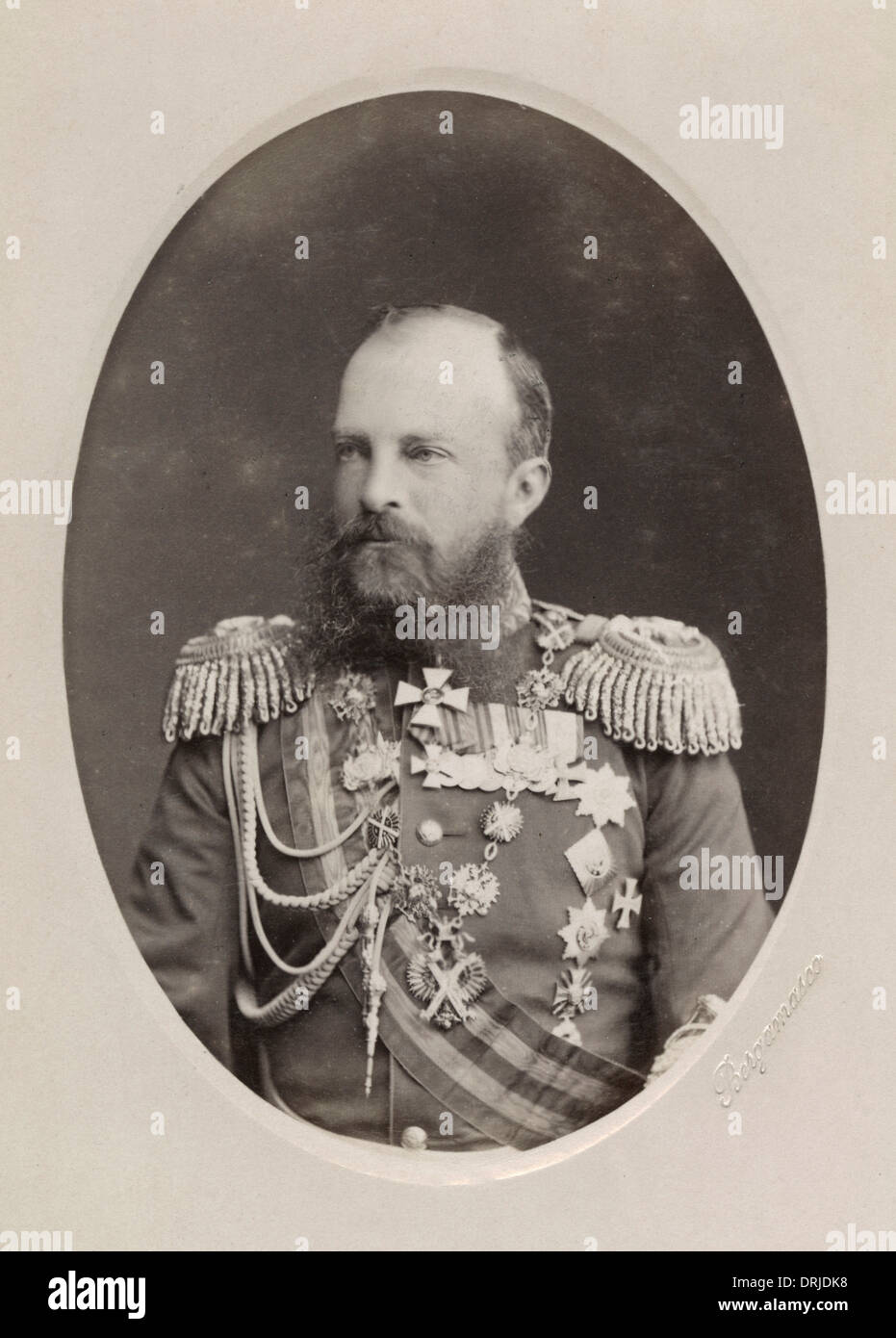 Zar Alexander III. von Russland Stockfoto