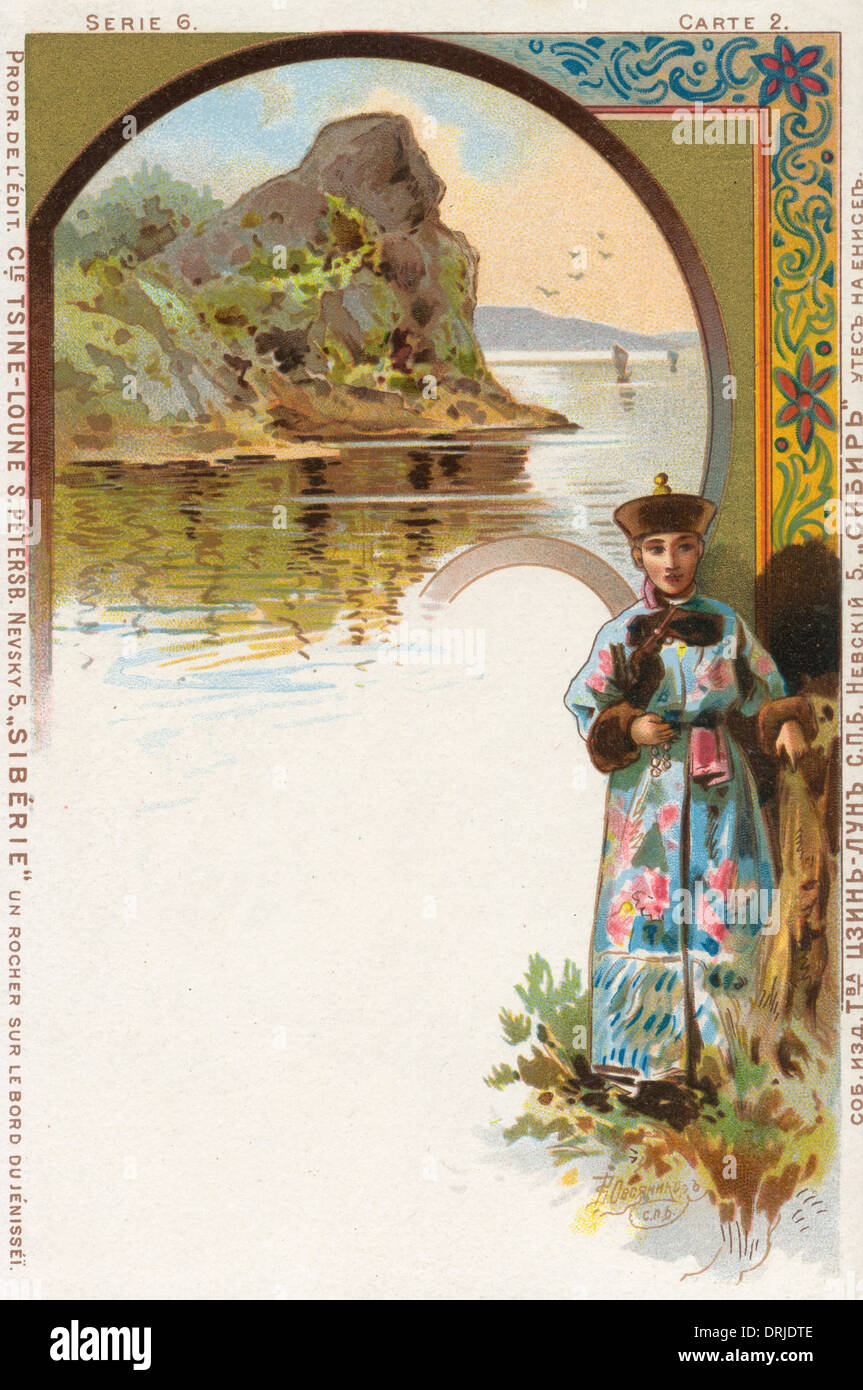 Jenissei (Yenisei) Fluß, Sibirien, Russland Stockfoto