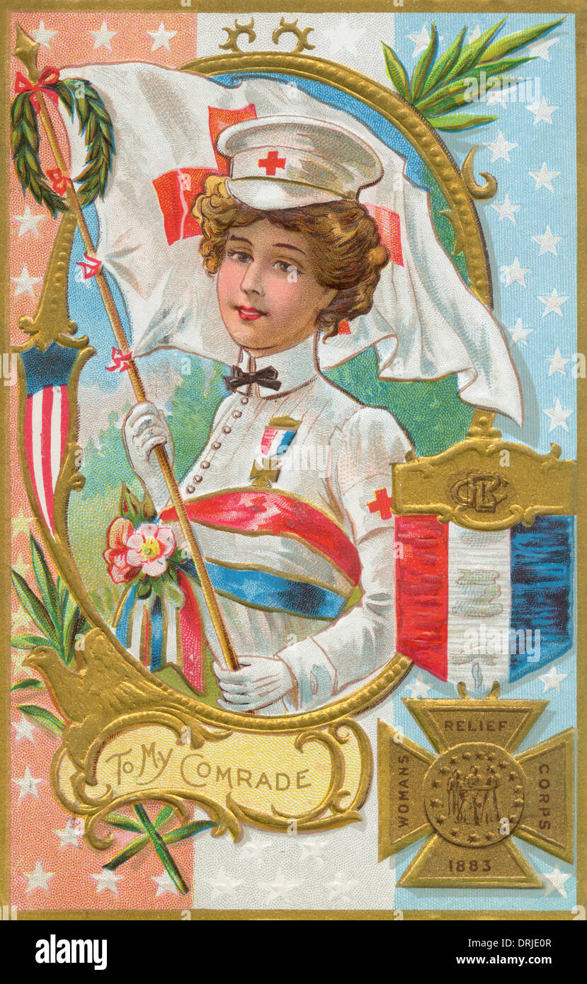 Womans Relief Corps Stockfoto
