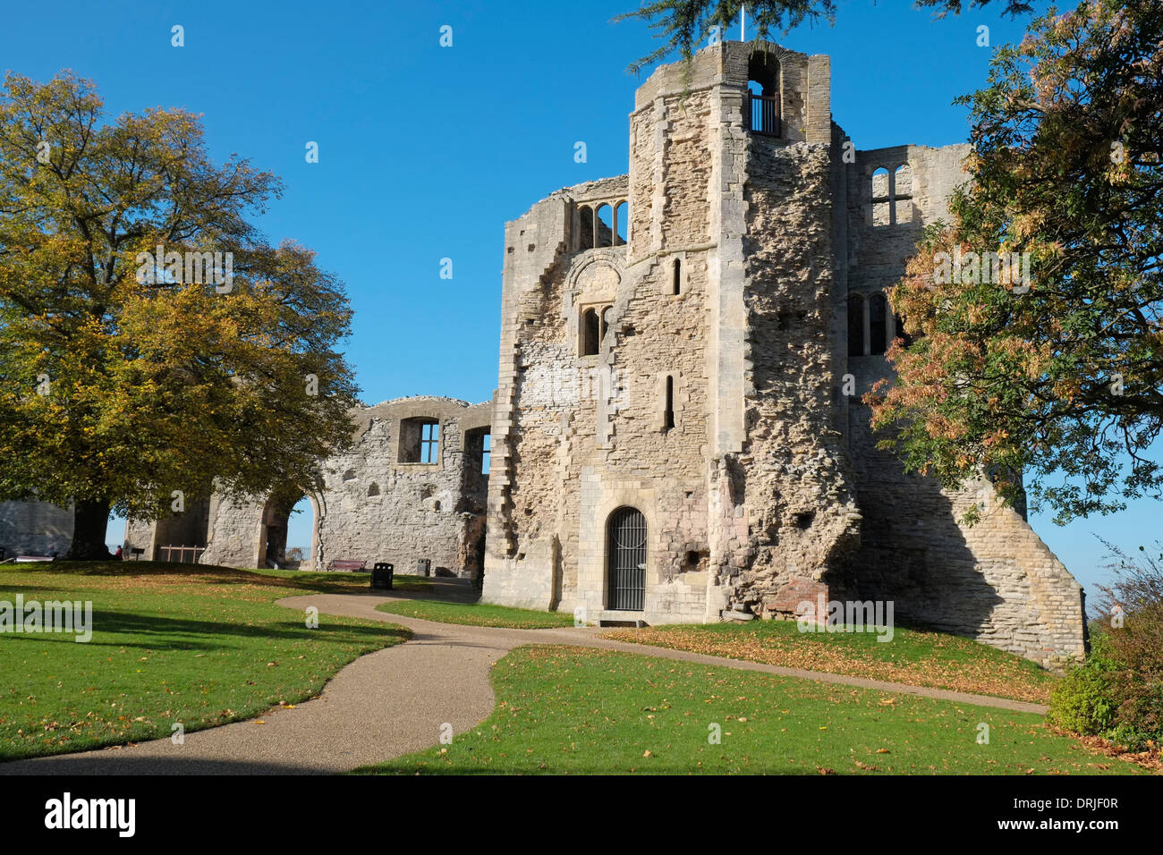 Das Torhaus am Newark Castle, Newark-auf-Trent, Nottinghamshire, England. Stockfoto