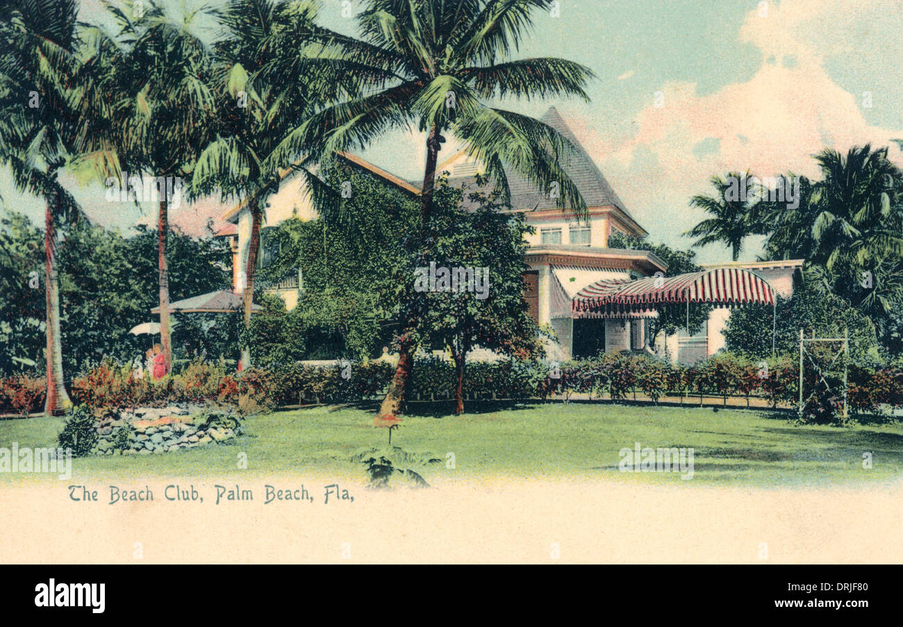 Der Beachclub, Palm Beach, Florida, USA Stockfoto