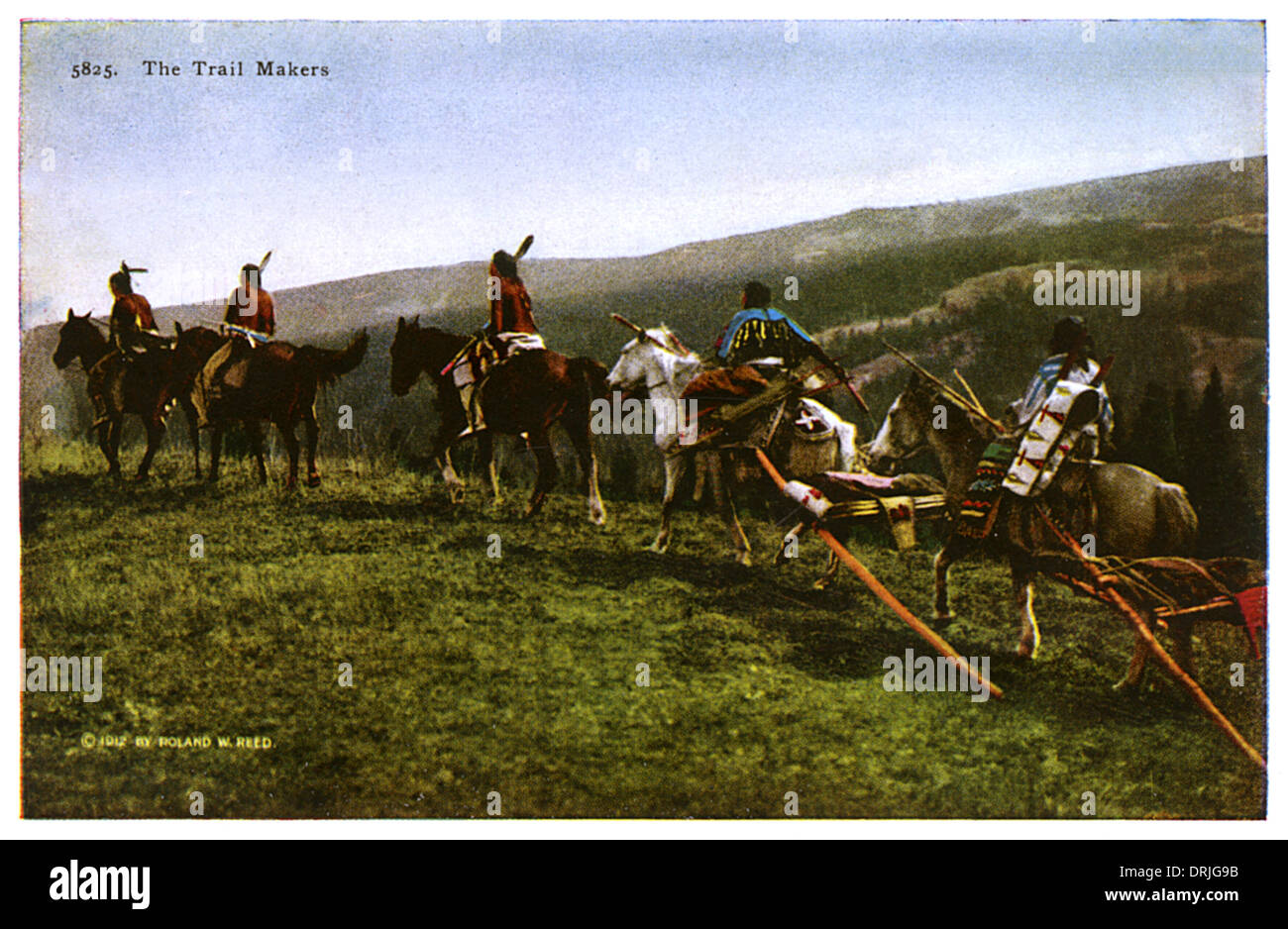 Native American Indian trailmakers Stockfoto