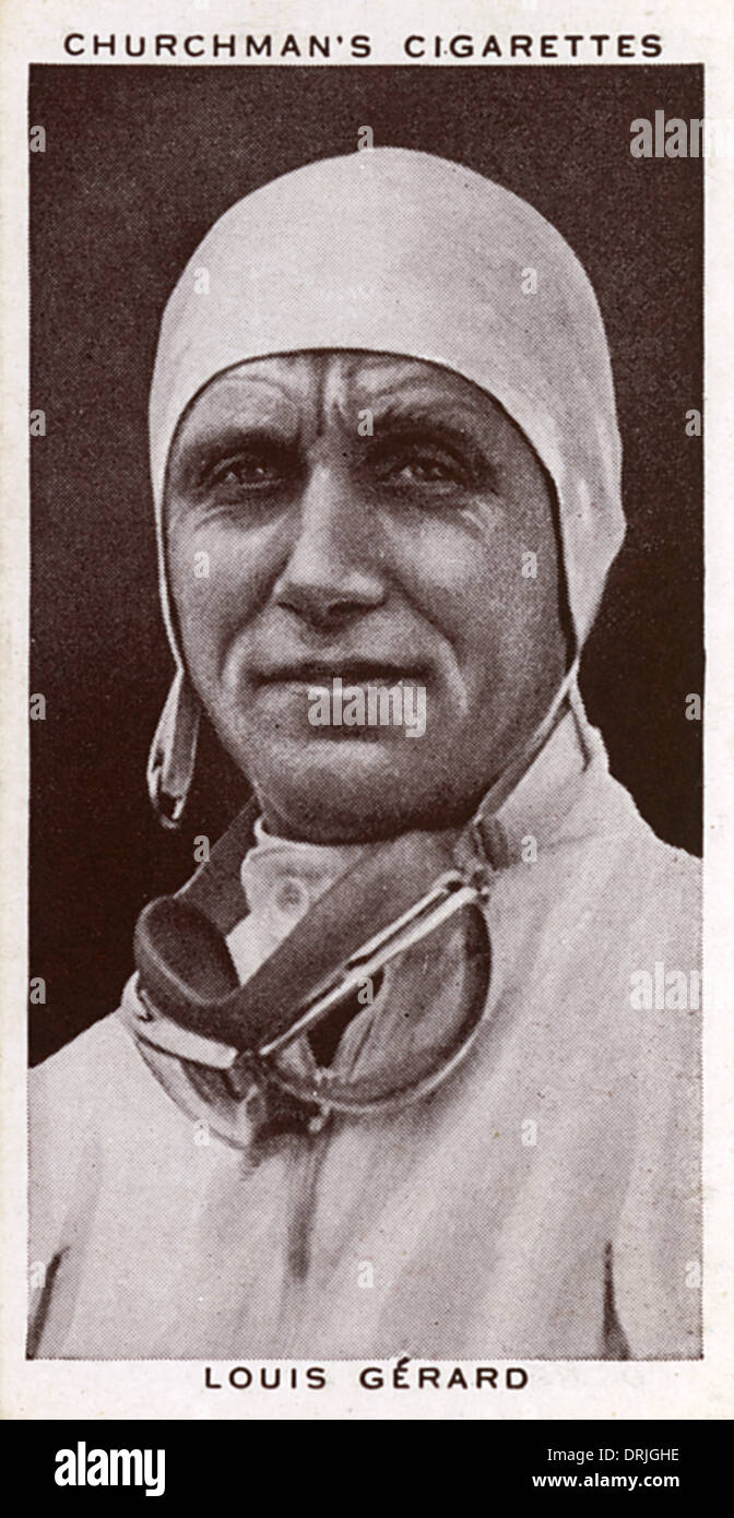 Louis Gerard, französischer Rennfahrer Stockfoto