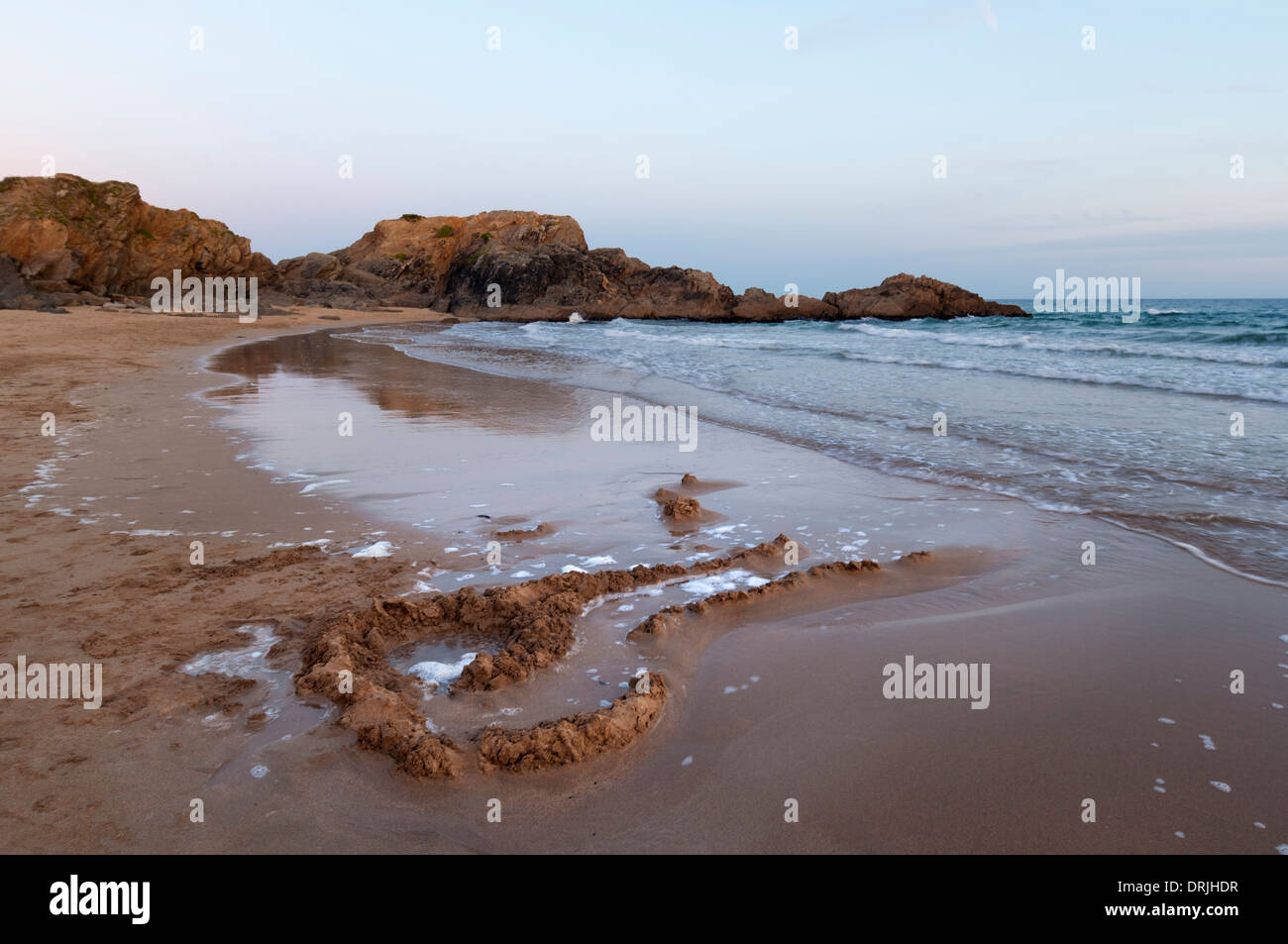 Sand Castle Stockfoto