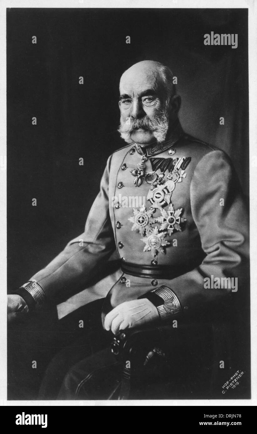 Franz Joseph i. von Österreich Stockfoto