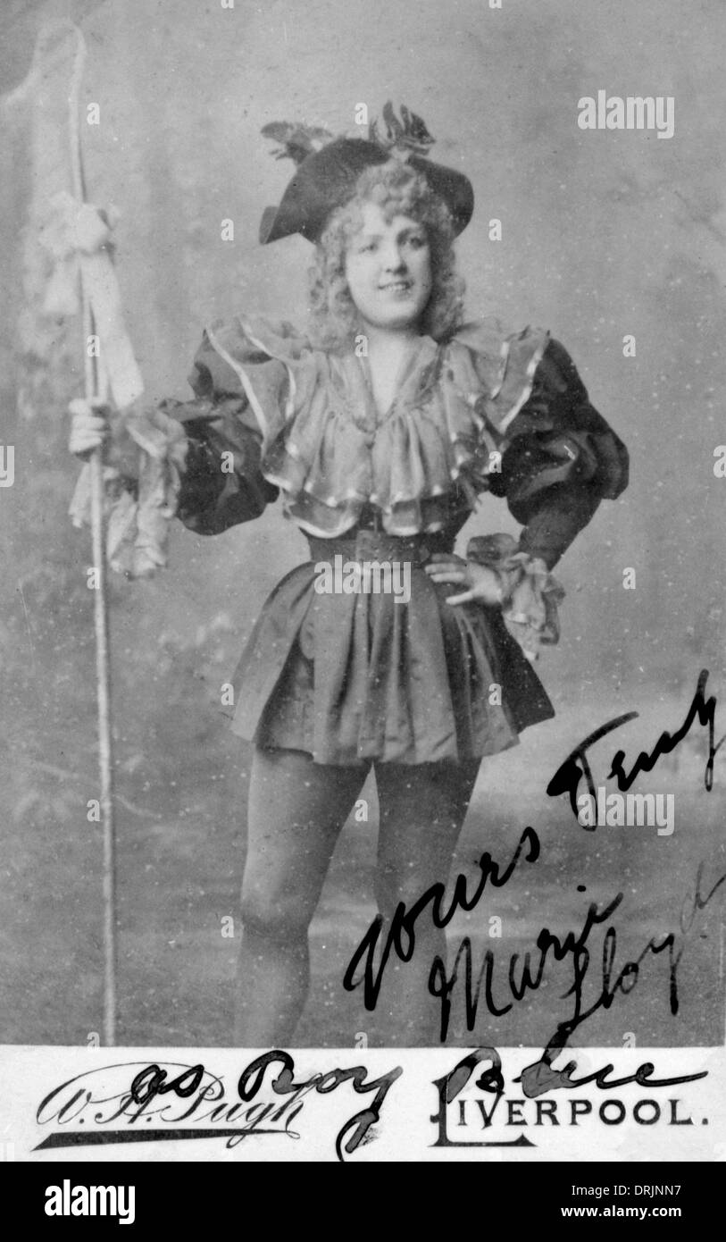 Porträt von Marie Lloyd, Stockfoto