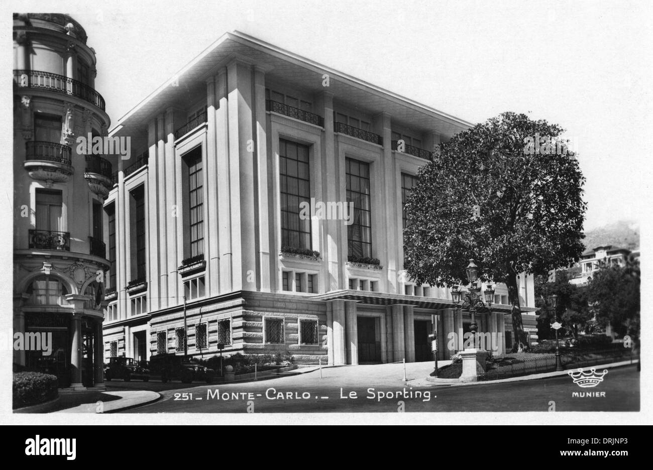 Die Art-Deco-Kino Le Sporting in Monte Carlo. Stockfoto