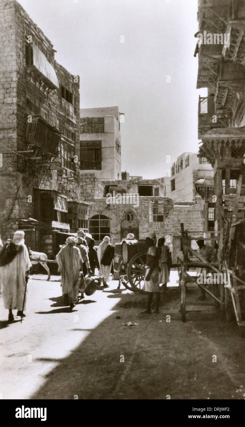 Jeddah, Saudi Arabien - Straßenszene Stockfoto