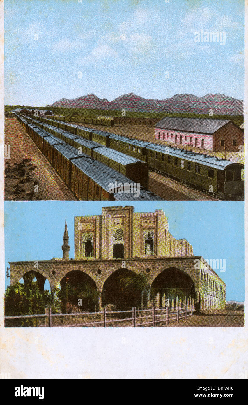 Hijaz Bahnhof - Medina, Saudi-Arabien, Stockfoto