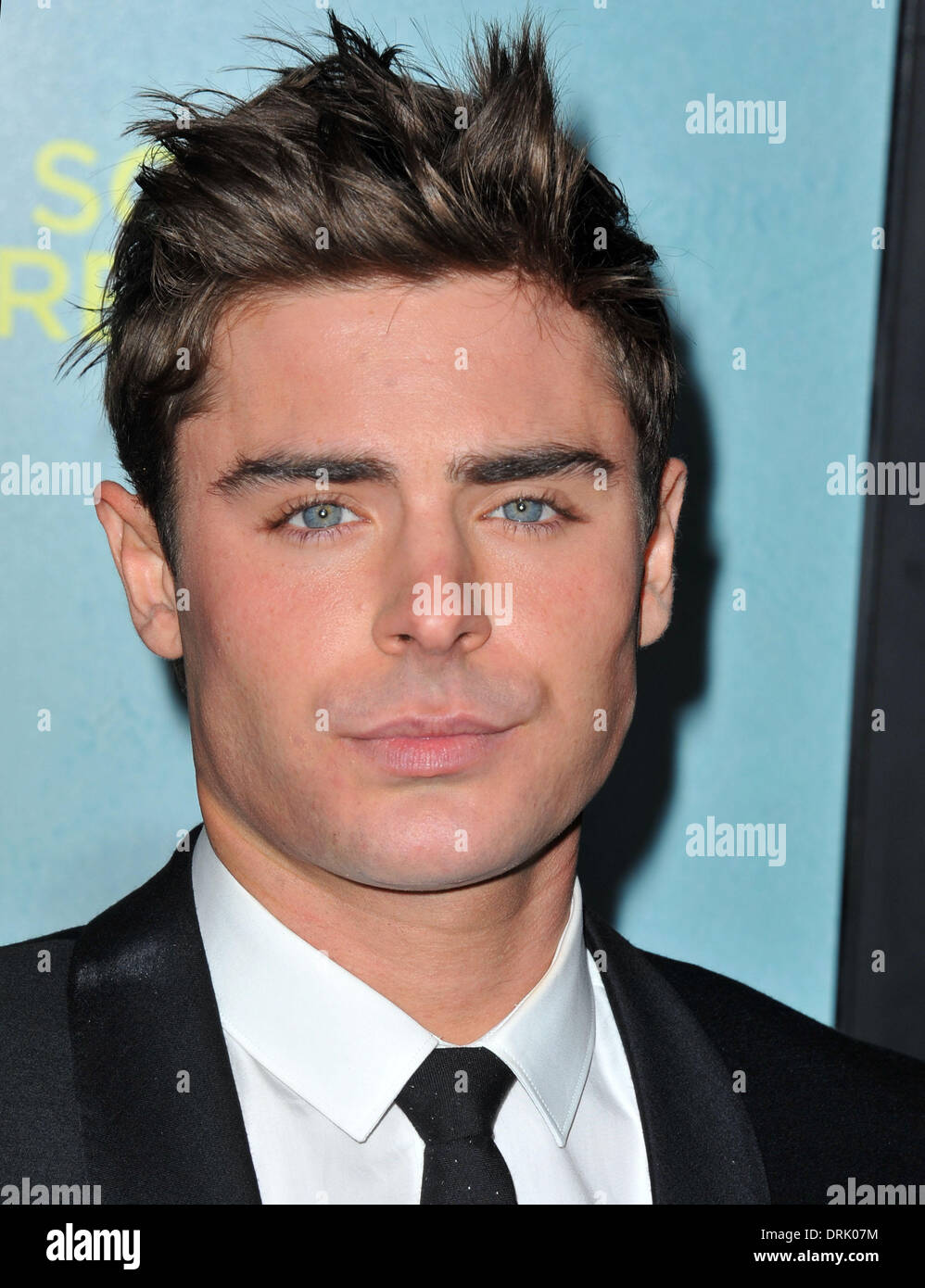 Los Angeles, Kalifornien, USA. 27. Januar 2014. Zac Efron Teilnahme an der Los Angeles Premiere von '', dass Awkward Moment'' statt im Regal-Kinos am L.A.Live in Los Angeles, Kalifornien am 27. Januar 2014. 2014-Credit: D. Long/Globe Photos/ZUMAPRESS.com/Alamy Live-Nachrichten Stockfoto