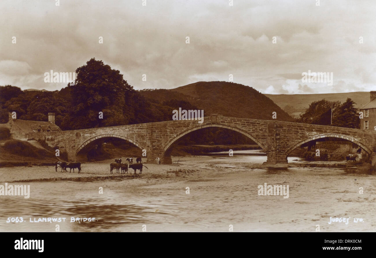 Romanum Brücke, Nordwales Stockfoto