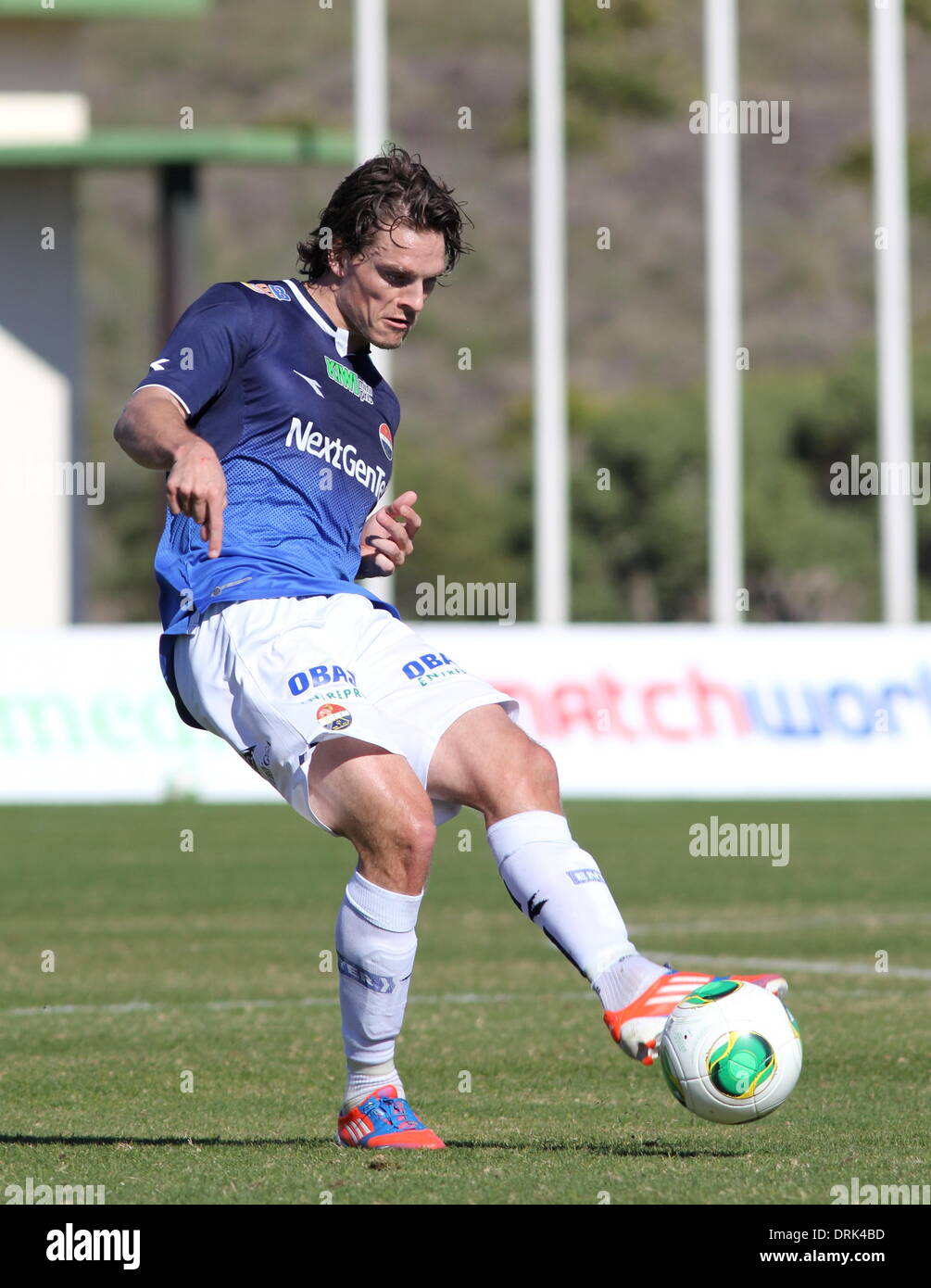 La Manga, Spanien. 27. Januar 2014. Copa Del Sol, Lam Manga Club 27 Januar 2014 FC Costuleni V Stromgodset TF Foto von Tony Henshaw/La Manga Fotos/Alamy Live News Stockfoto