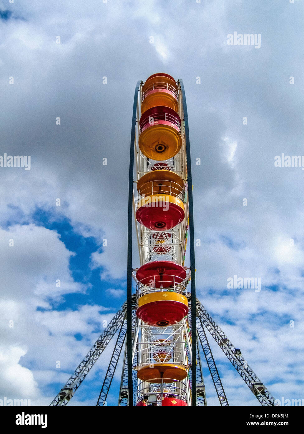 Riesenrad Messegelände fahren Stockfoto