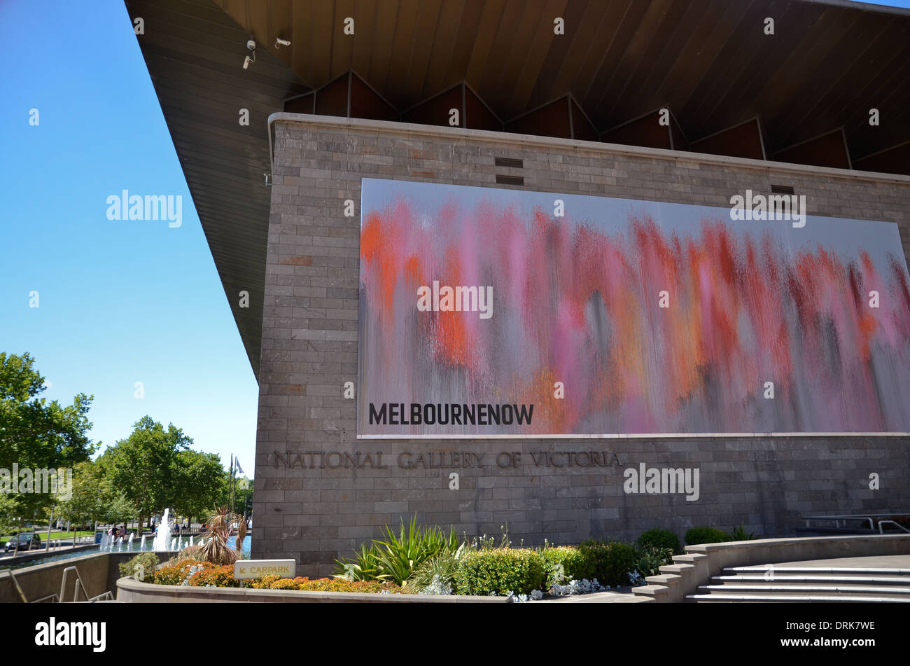 Die National Gallery of Victoria in Melbourne, Australien Stockfoto