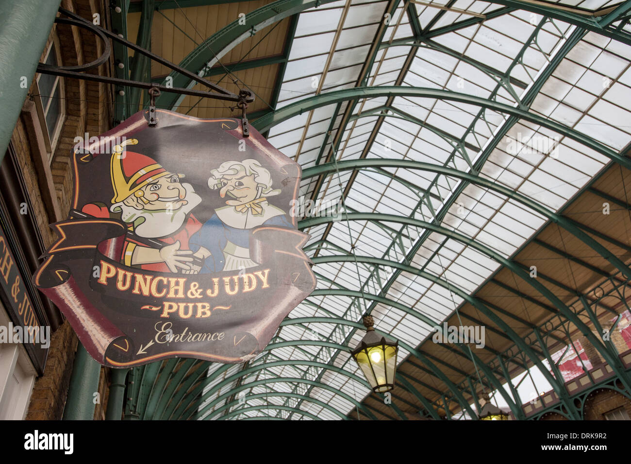 Punch und Judy Pub Covent Garden Stockfoto