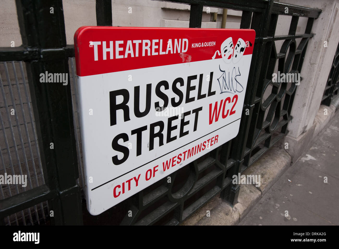 Russell Street Stockfoto