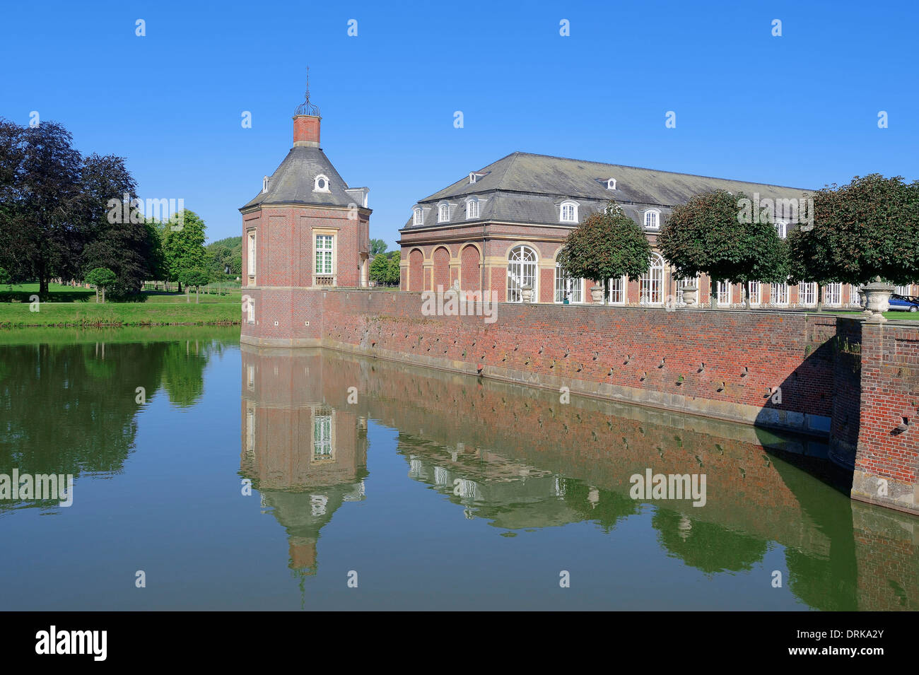 Wasserschloss Nordkirchen, Nordrhein-Westfalen, Deutschland, Europa Stockfoto