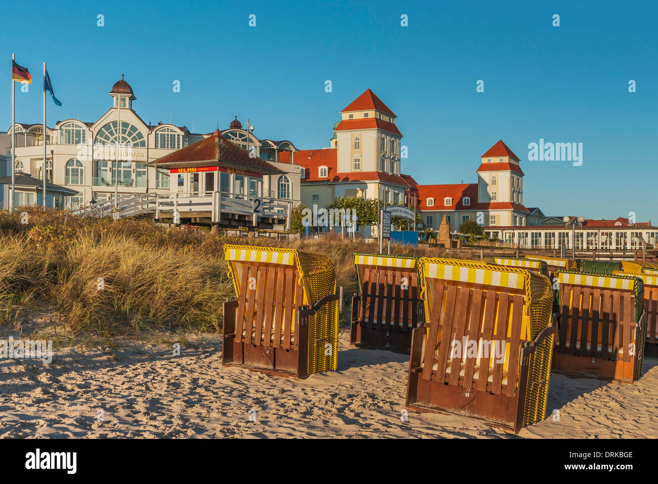 Kurhaus Binz, Insel Rügen, Landkreis Vorpommern-Rügen, Mecklenburg-Western Pomerania, Deutschland, Europa Stockfoto