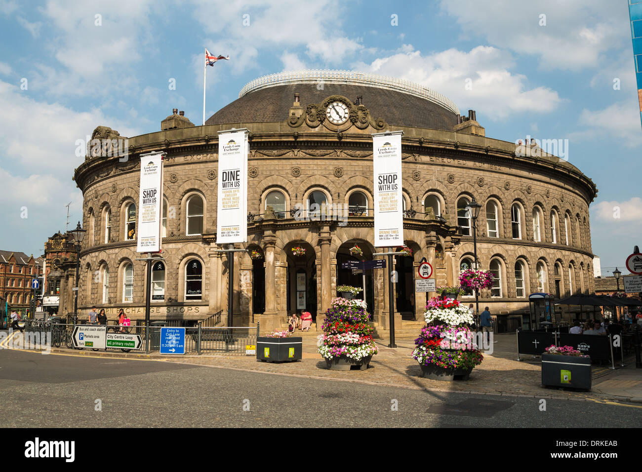 Leeds Corn Exchange Gebäude Stockfoto