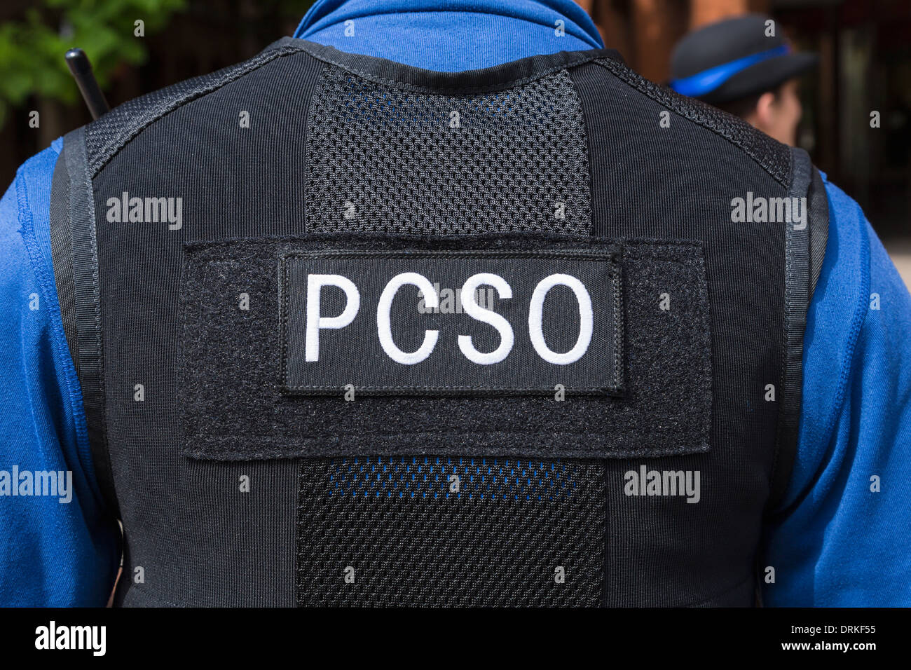 Polizei Community Support Officer, PCSO Uniform, England Stockfoto