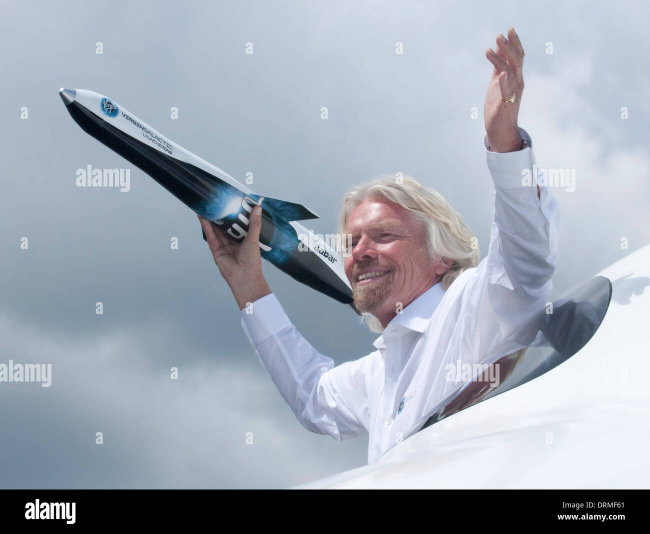 Richard Branson Virgin Galactic Stockfoto