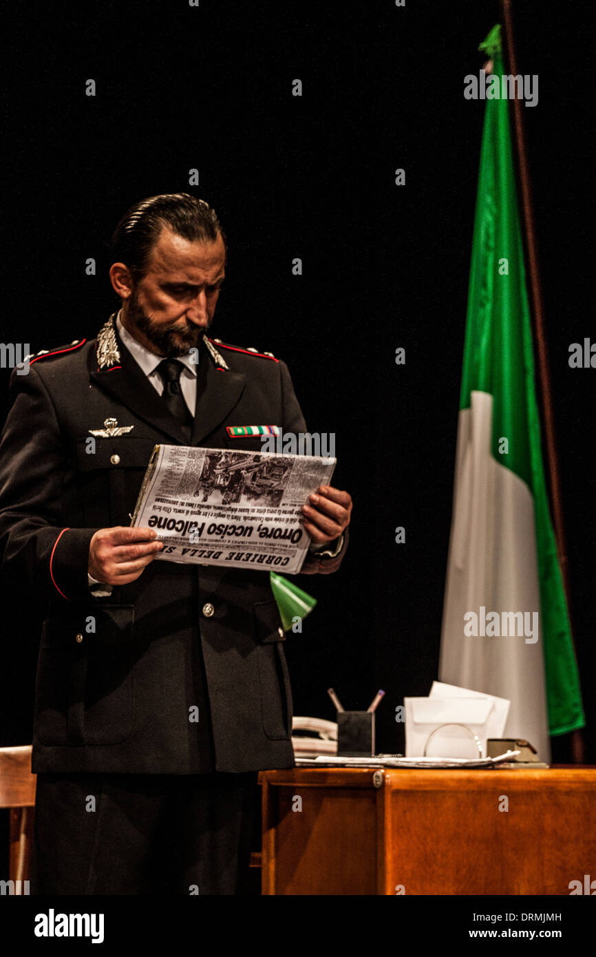 Minchia Signor Tenente - Teatro de' Servi - Roma Stockfoto