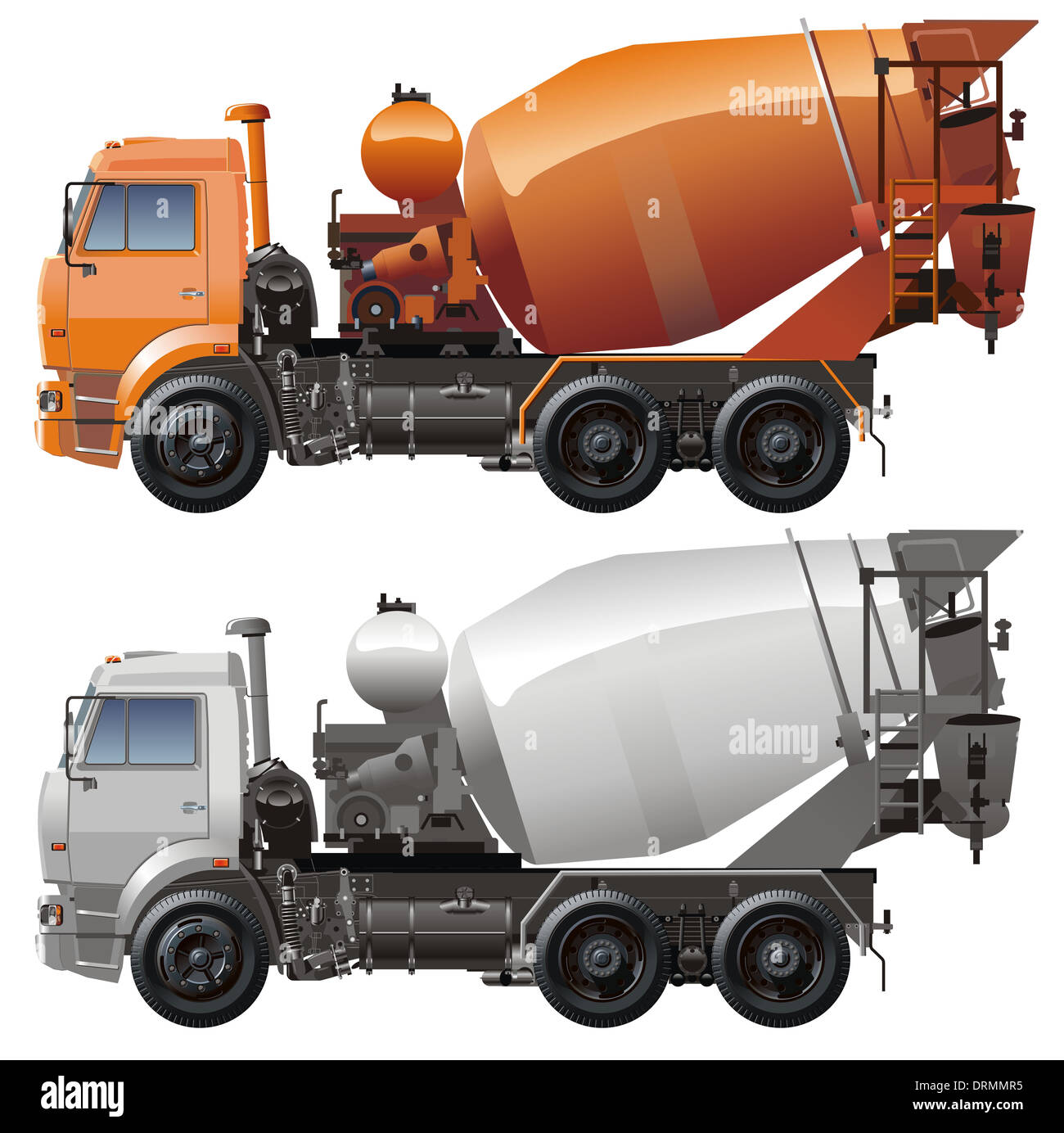 Zement-LKW Stockfoto