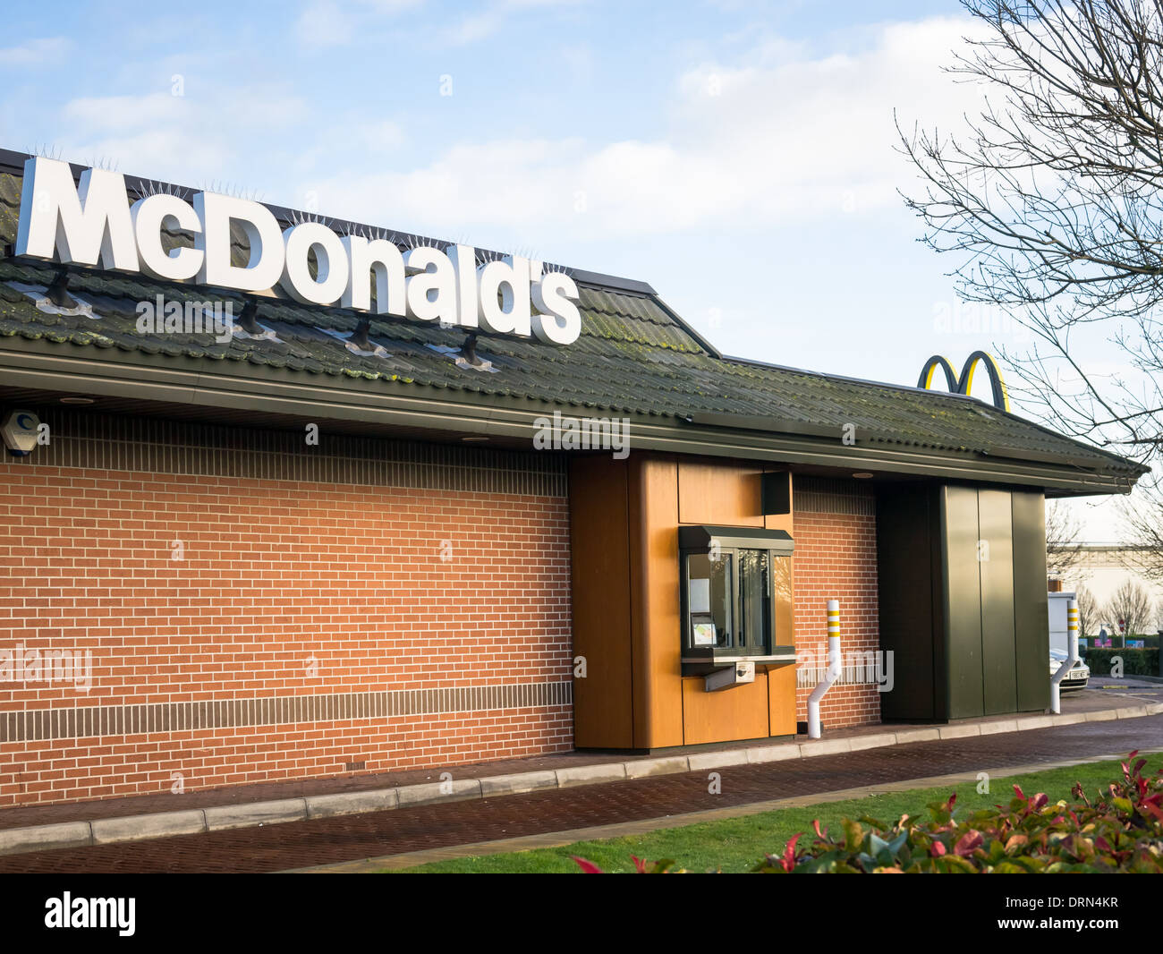 McDonald's Fahrt durch Fast-Food-restaurant Stockfoto