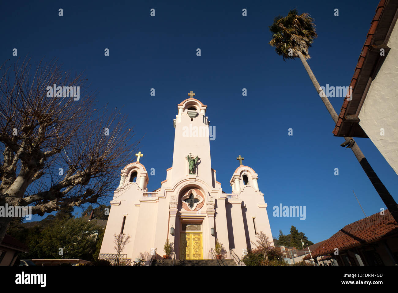 Mission San Rafael Arcángel katholische Kirche, San Rafael, Kalifornien, USA. Stockfoto