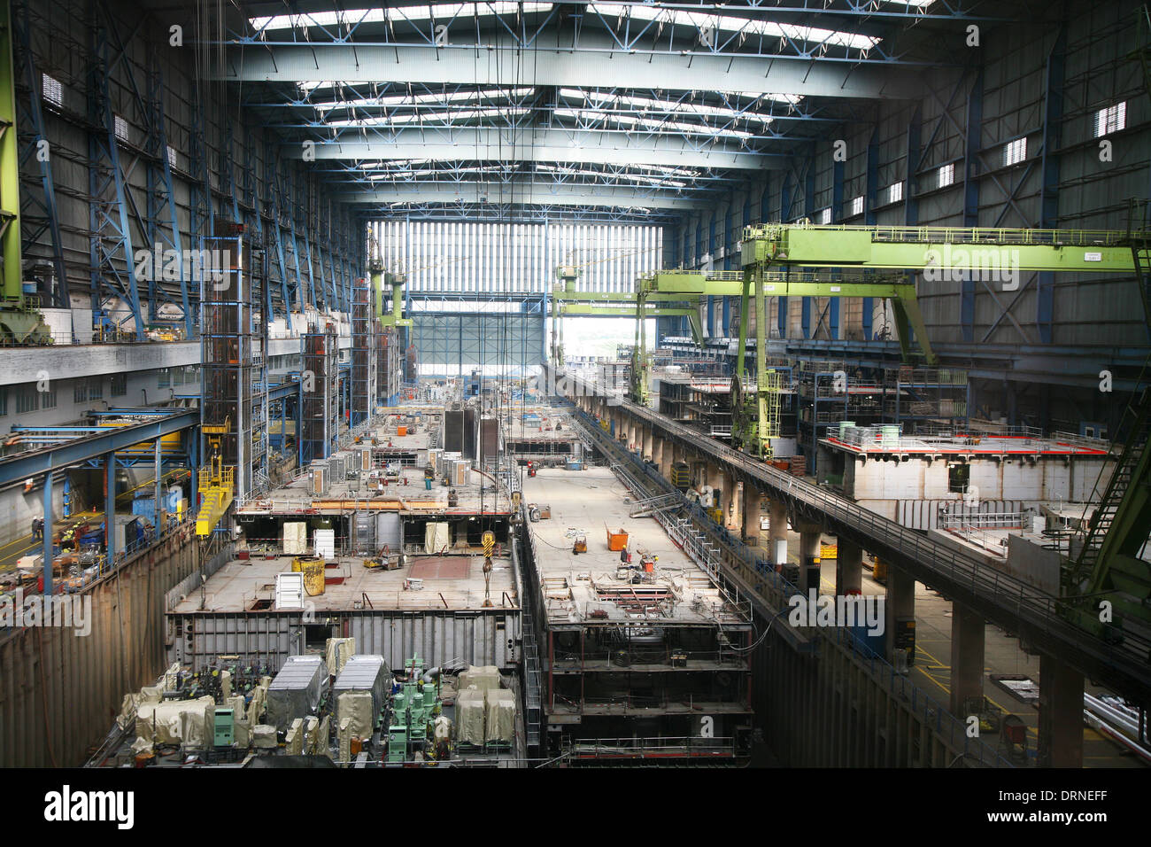 Schiffbau in Deutschland Stockfoto