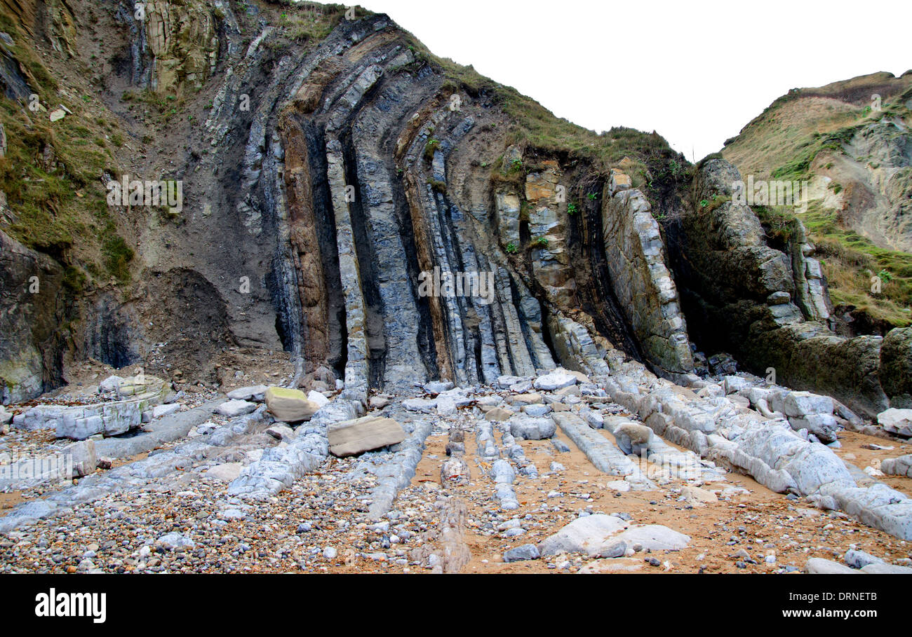 Mann o Krieg Bay in der Nähe von Durdle Door Dorset England UK Stockfoto