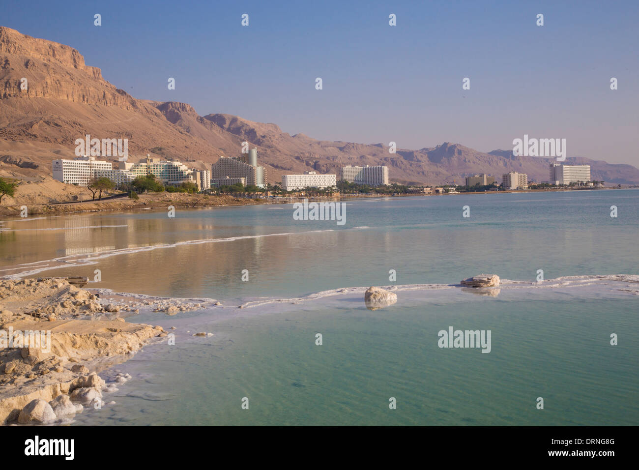 Hotels in Dead Sea Region Stockfoto