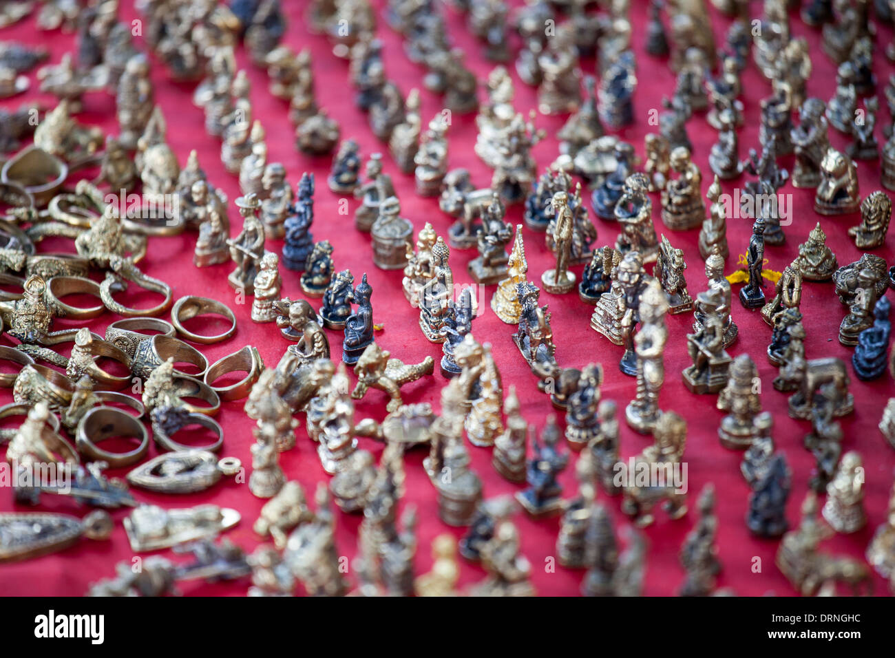 Buddhistischen Amulet Markt in Bangkok, Thailand Stockfoto