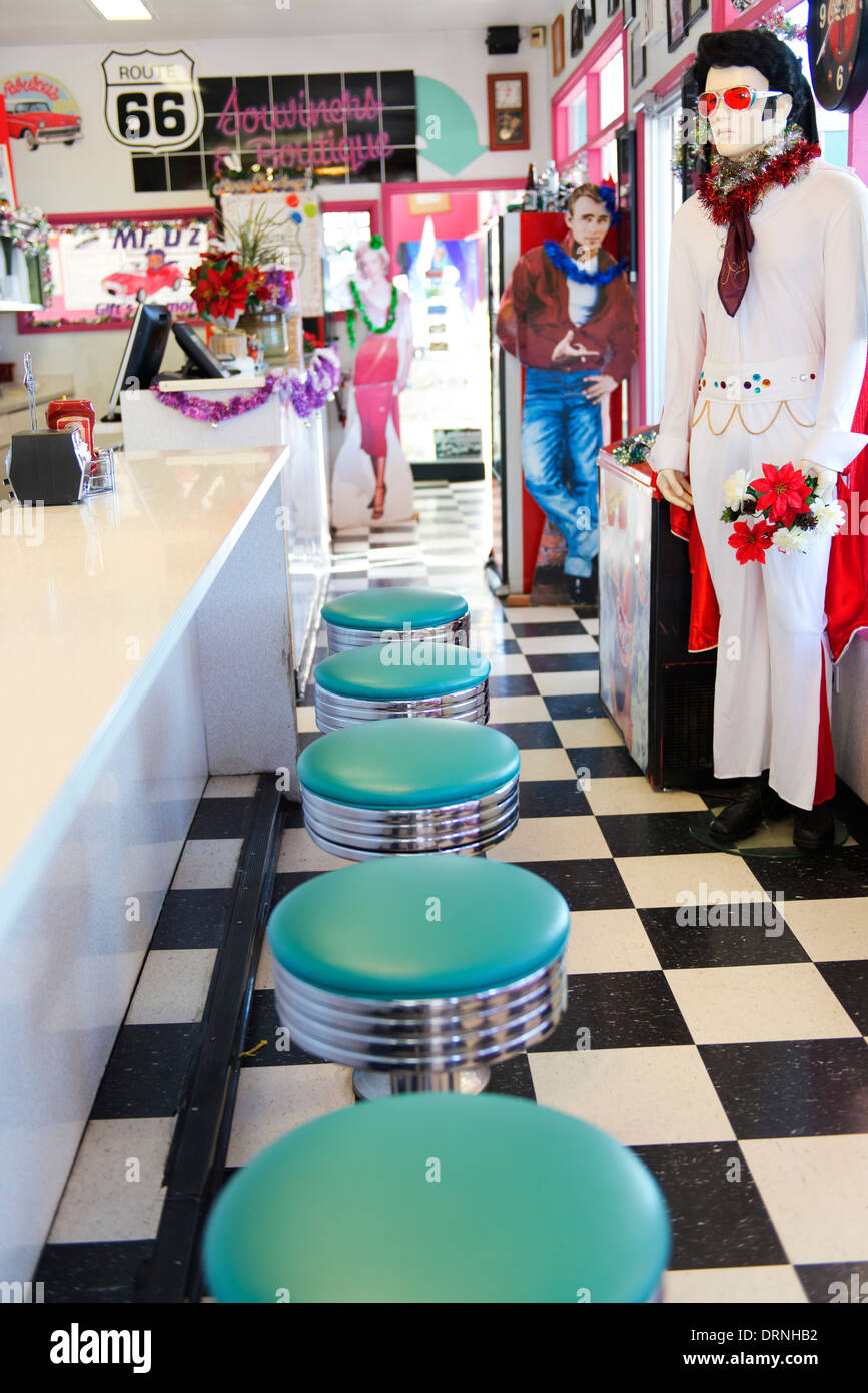 Herr D'z Diner in Kingman, AZ. Stockfoto