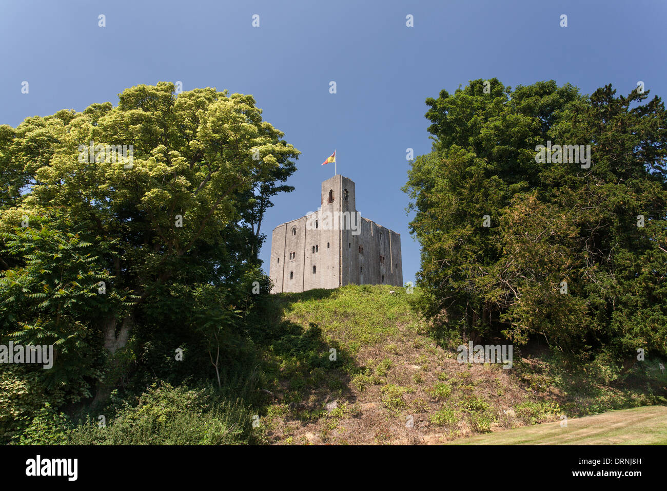 Hedingham Castle, Castle Hedingham, Essex England Stockfoto