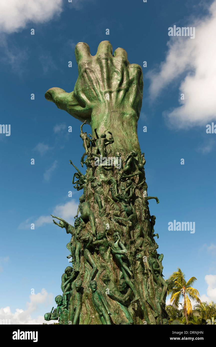 Holocaust-Gedenkstätte für den 2. Weltkrieg in Miami, Florida, USA Stockfoto