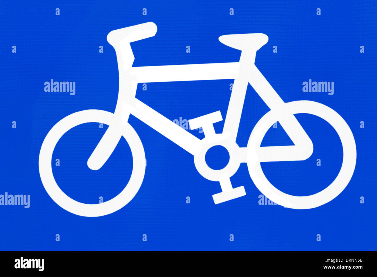 Fahrrad-Schild Stockfoto