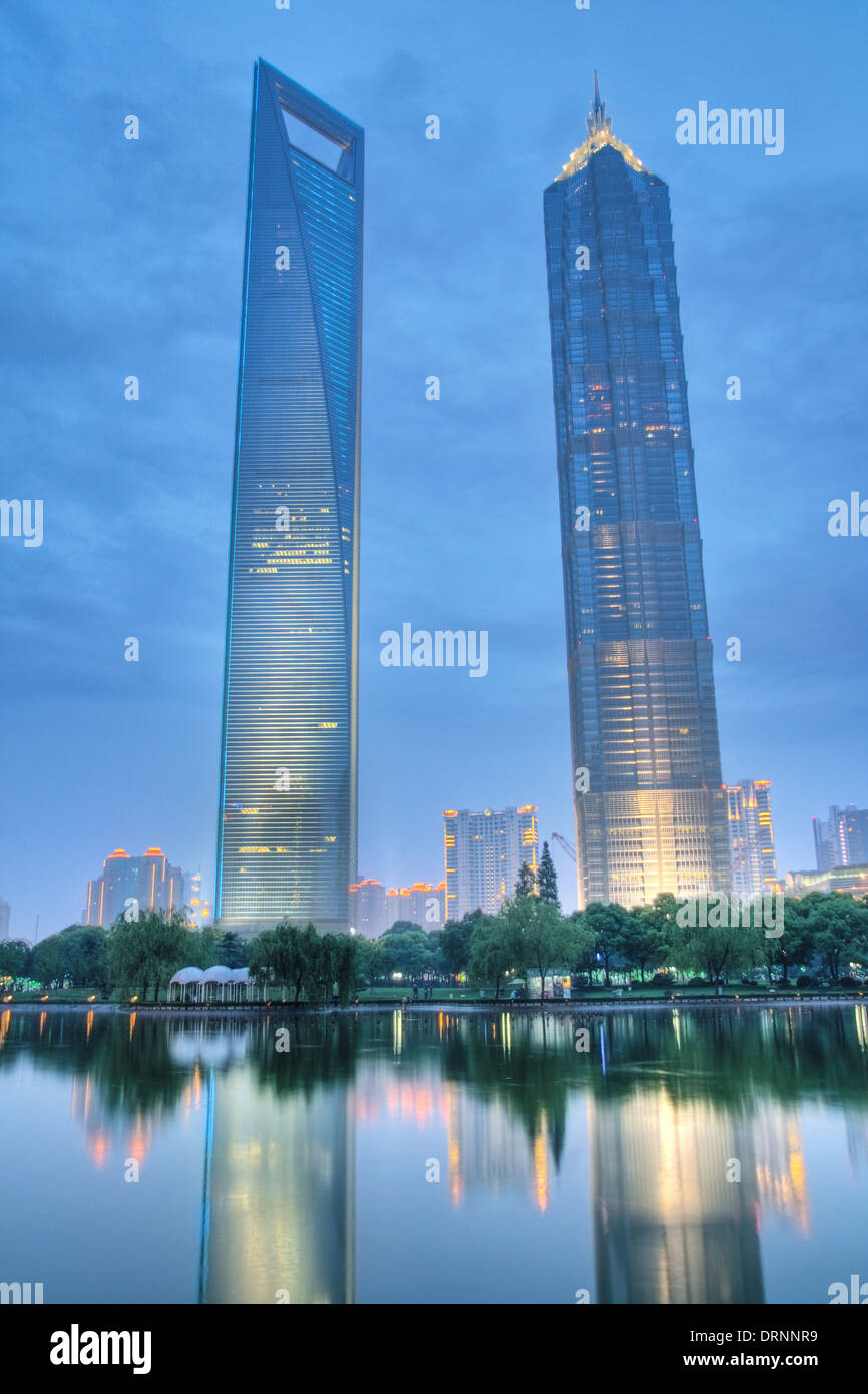 Wolkenkratzer in shanghai Stockfoto