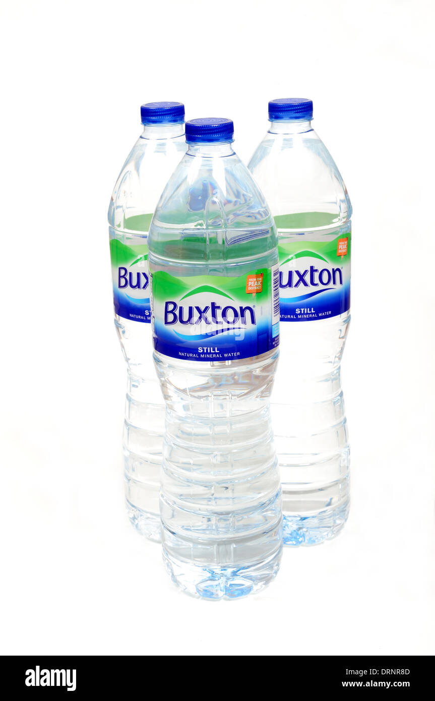 Hucknall,Notts,UK.3Oth Januar 2014.Buxton natürliches Mineralwasser hat heute eine neue Partnerschaft angekündigt, die britische Wasser-Marke benannt als "Offizielle Wasser des Virgin-Geld-London-Marathon" Stockfoto