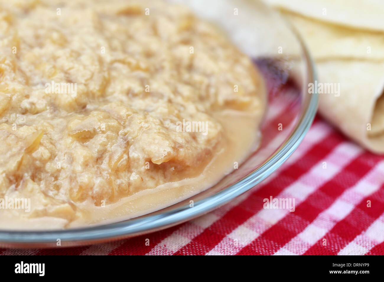 Payesh handgemachte Nudeln mit Rooti Brot gemacht Stockfoto