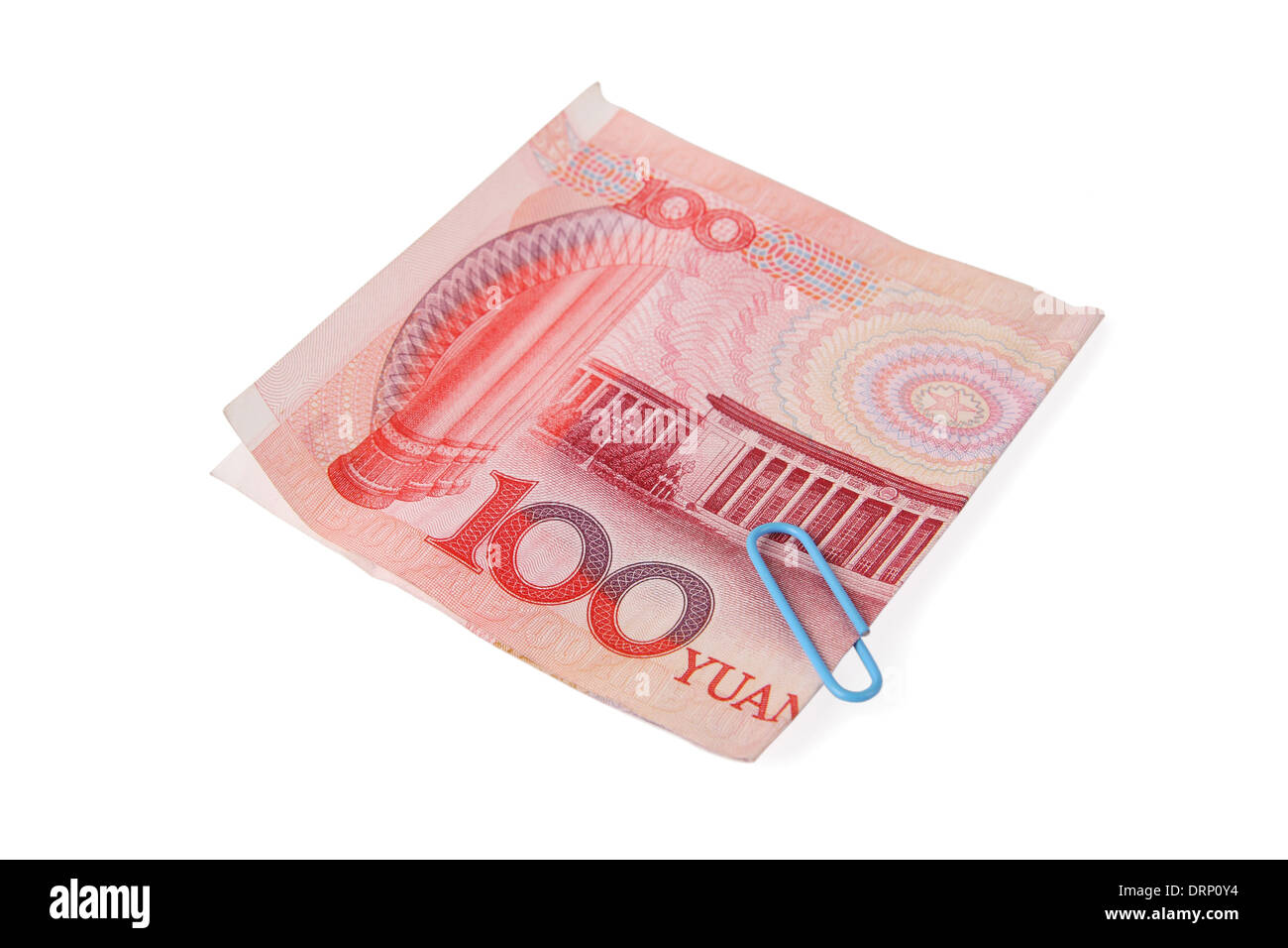 RMB 100 Stockfoto